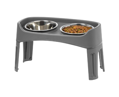 Elevated Dog Bowls for Large Dog,Raised Dog Bowls, Adjustable to 8  Heights(2.75 up to 20''),for Large,X/XL Large,Medium, Sized Dogs with 2  Stainless