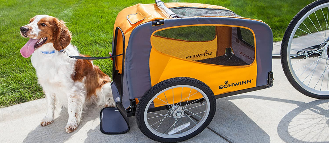 Dog bike trailer