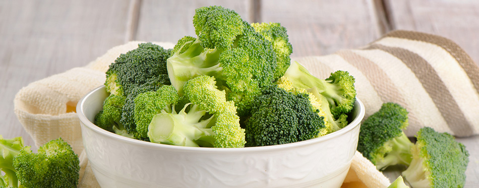 Fresh green broccoli